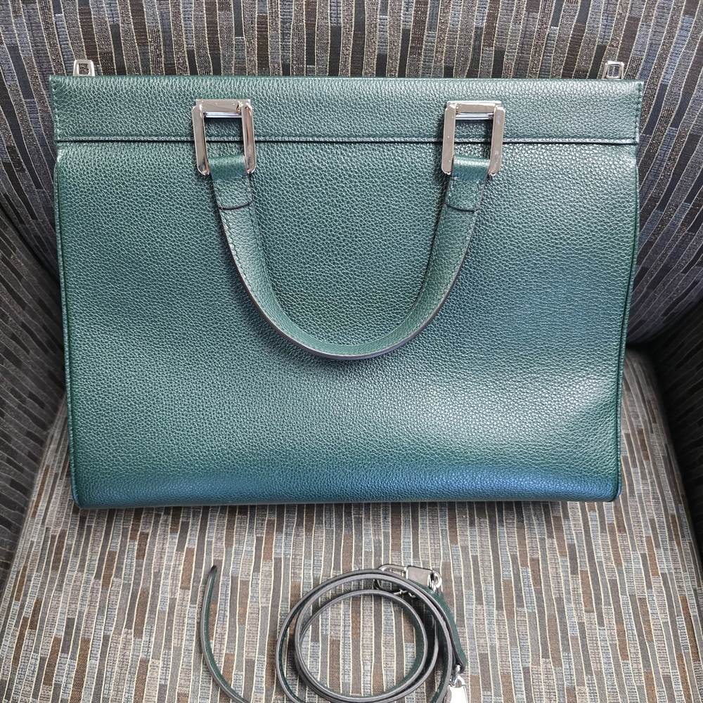 Gucci Green Satchel with Gold Hardware - Picture 2 of 16